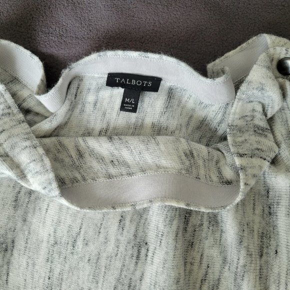 Talbots asymmetrical armless sweater - Picture 3 of 3